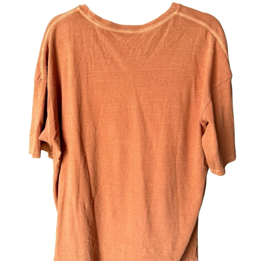 Billabong‎ Mens Orange Desert Joshua Tree Graphic Tee Shirt Mens Medium